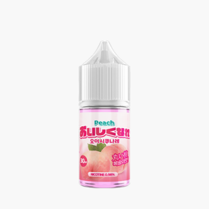 오이시쿠나레 복숭아 입호흡 액상 30ML